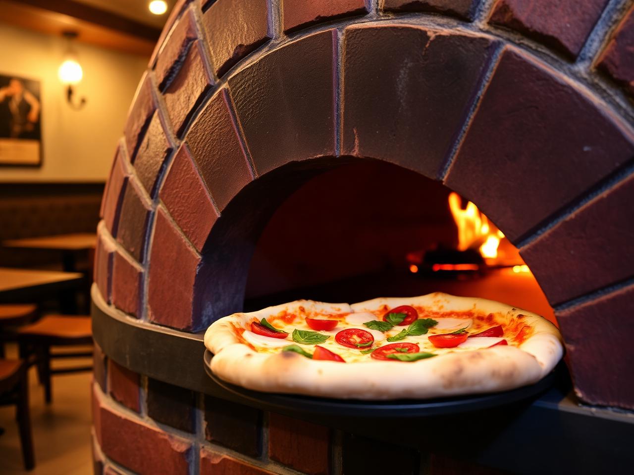Pizza al forno a legna